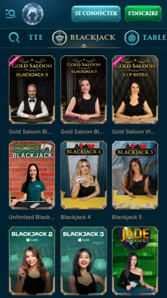 Gagner Gros au LiveBlackjack au Casino Slotuna pour les Joueurs Français